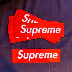 Supreme Box Logo Stickers